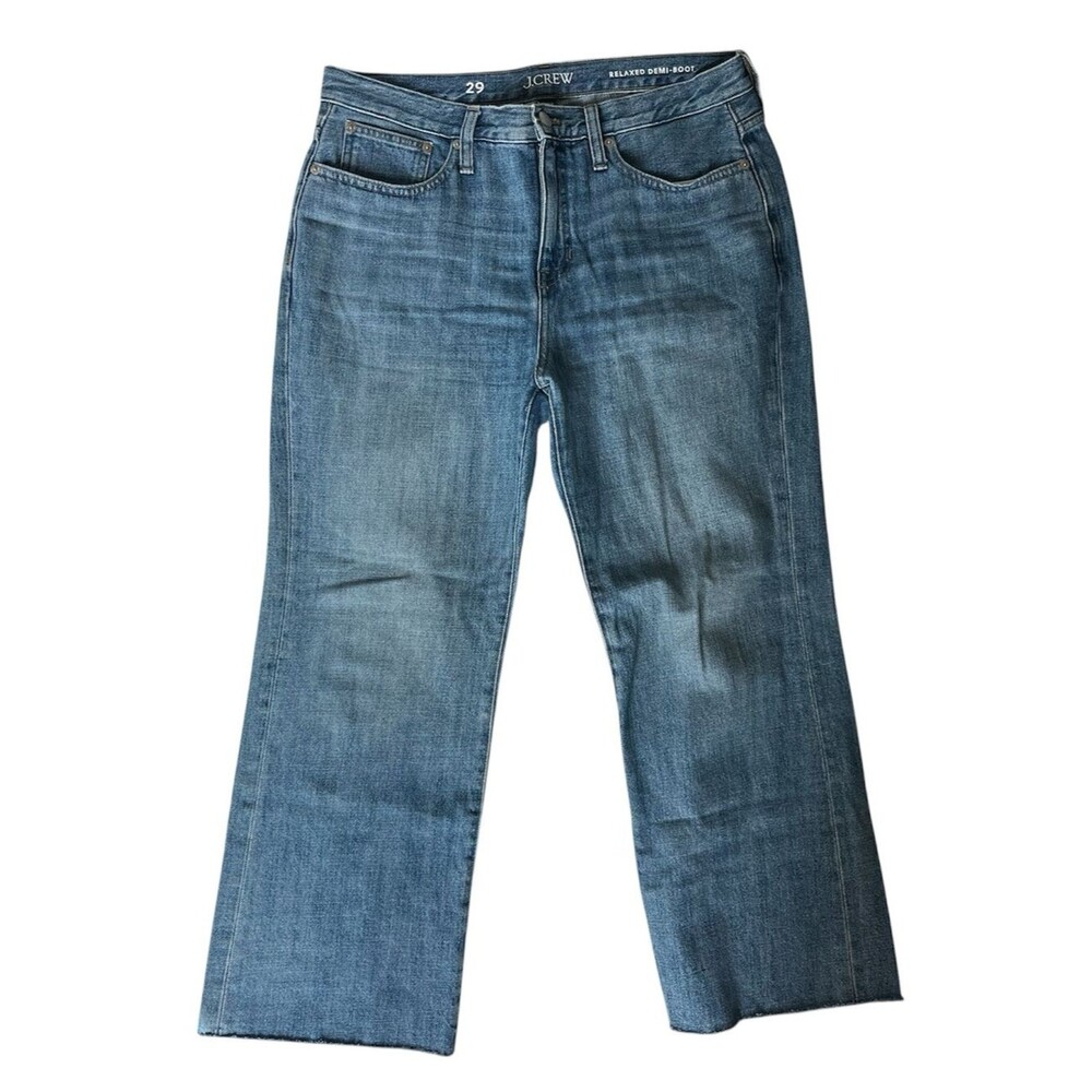 J. Crew Relaxed Demi Boot Jeans Womens 29